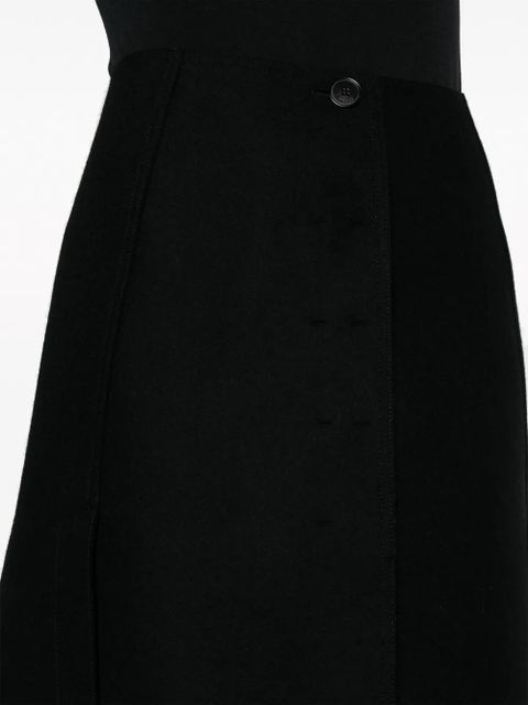 Lanvin A-line midi skirt - Black