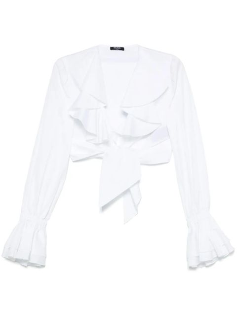 Balmain ruffled blouse - White - zdjęcie produktu nr 1