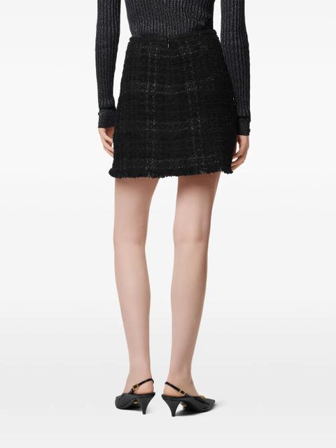 Versace check-pattern mini skirt - Black - zdjęcie produktu nr 2