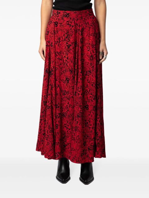 Zadig&Voltaire Joyo soft skirt - Red