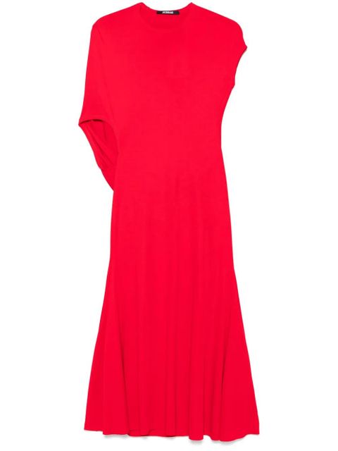 Jacquemus La Robe Salerno midi dress - Red - zdjęcie produktu nr 1