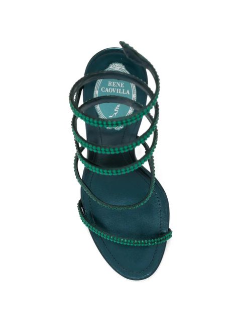 René Caovilla 105mm Cleo sandals - Green
