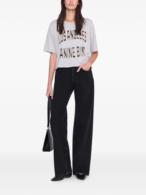 ANINE BING printed T-shirt - Grey