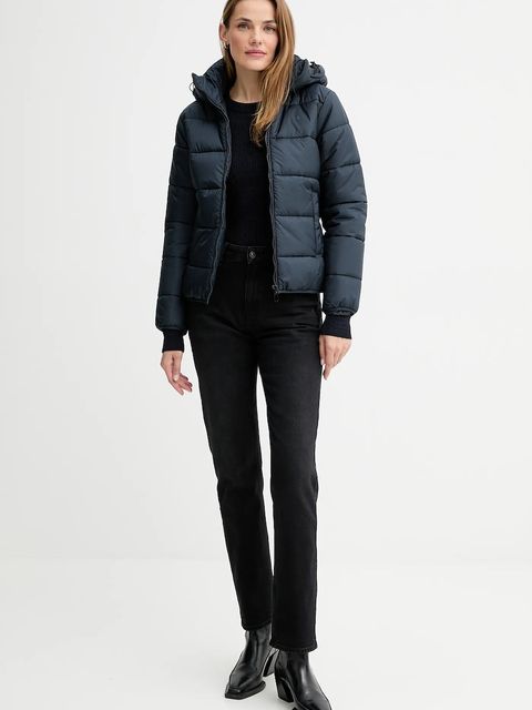 G-Star Raw kurtka damska kolor granatowy przejściowa D25193-B958