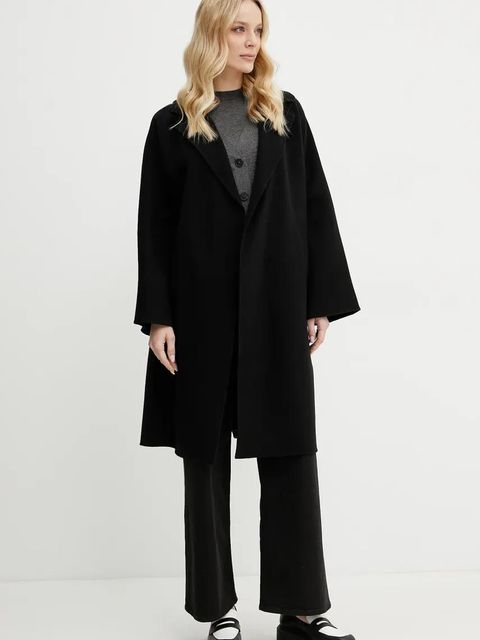 Weekend Max Mara kardigan wełniany damski kolor szary lekki 2515381011600