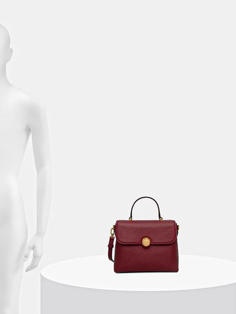 Furla torebka skórzana Moonlight S kolor czerwony WB01882 BX3036 CGQ00