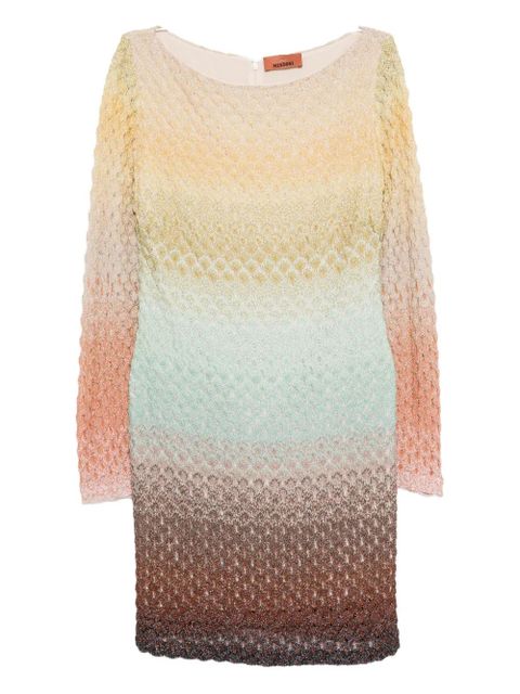 Missoni faded-effect mini dress - Yellow - zdjęcie produktu nr 1