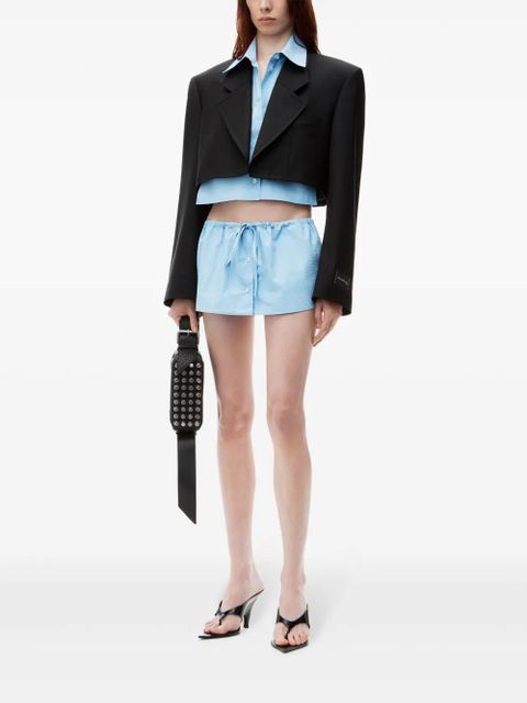 Alexander Wang layered cropped blazer - Black - zdjęcie produktu nr 2