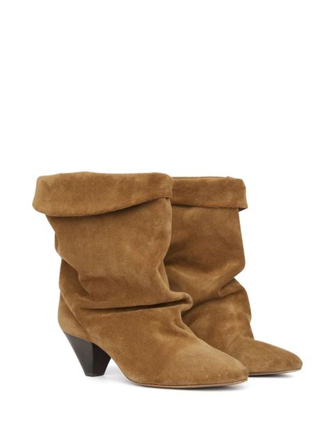 ISABEL MARANT 40mm Ryska suede boots - Brown