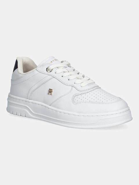 Tommy Hilfiger sneakersy TH SPORTY CUPSOLE CORP damskie kolor biały FW0FW09025 - zdjęcie produktu nr 1