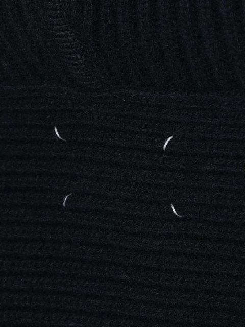 Maison Margiela wool scarf - Blue