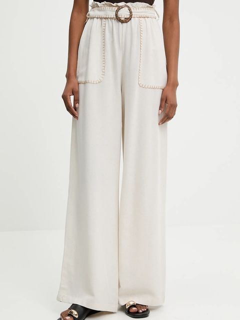 Answear.LAB spodnie z lnem - zdjęcie produktu nr 1