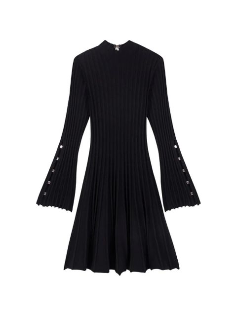 Maje ribbed mini dress - Black - zdjęcie produktu nr 1