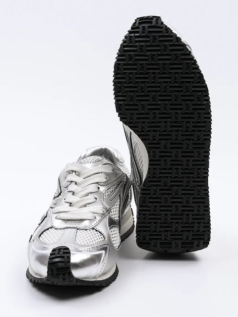 Karl Lagerfeld sneakersy VELOCETTE kolor srebrny KL63925 - zdjęcie produktu nr 2