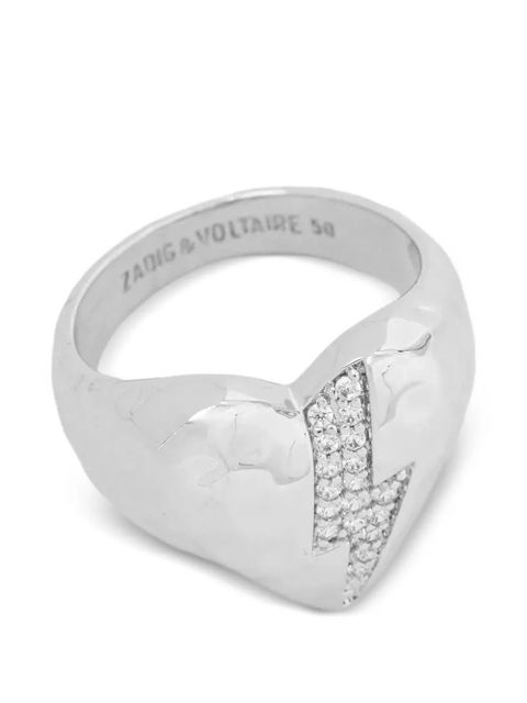 Zadig&Voltaire Heartbreaker Flash ring - Silver - zdjęcie produktu nr 2