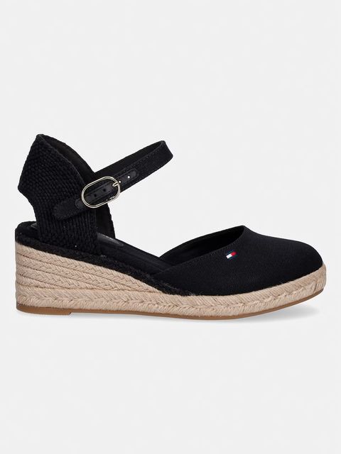 Tommy Hilfiger espadryle damskie MID WEDGE ESPAD CLOSED TOE - zdjęcie produktu nr 1