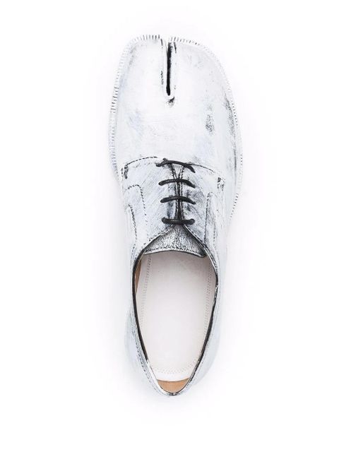 Maison Margiela Tabi Bianchetto leather brogues - White