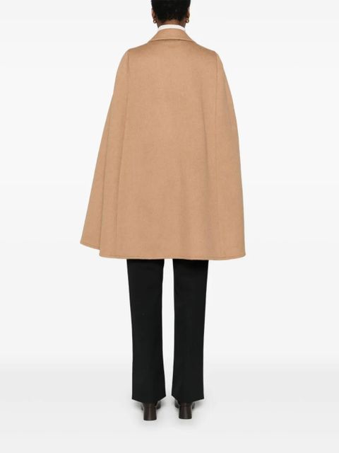 Max Mara wool double-breasted coat - Brown