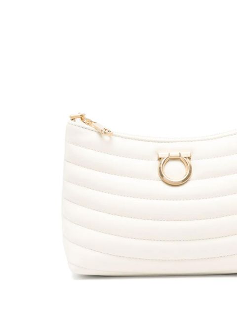 Ferragamo Gancini-plaque shoulder bag - Neutrals - zdjęcie produktu nr 2