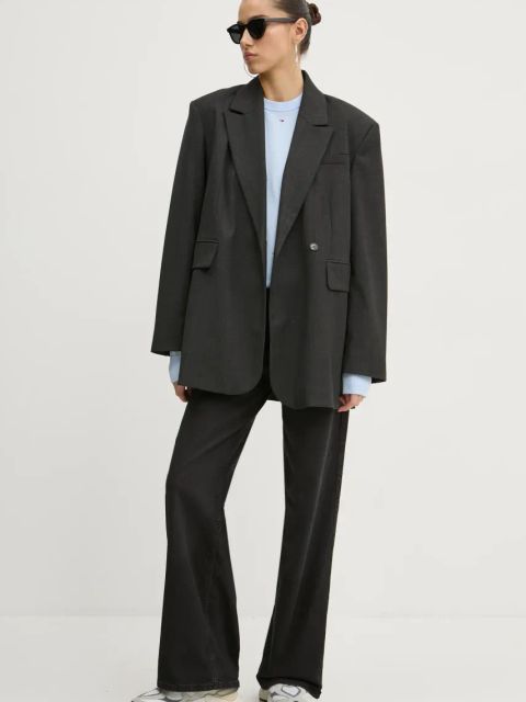 Tommy Jeans sweter bawełniany kolor niebieski lekki DW0DW20159