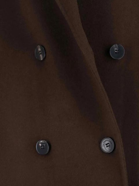 The Frankie Shop Gaia double-breasted coat - Brown