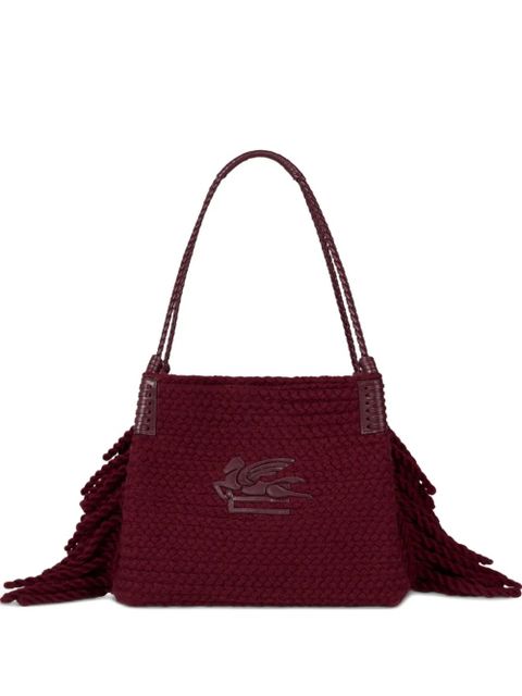 ETRO small Libra fringed tote bag - Red - zdjęcie produktu nr 1