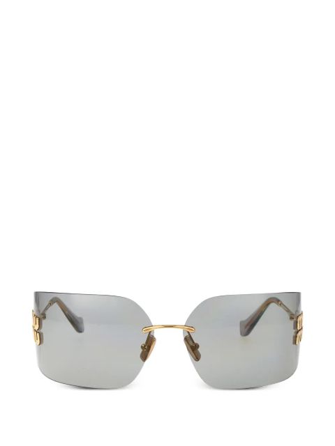 Miu Miu logo sunglasses - Gold - zdjęcie produktu nr 1