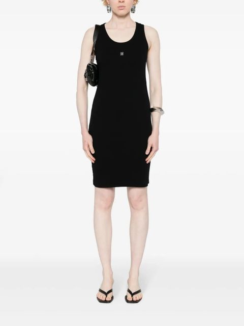 Givenchy 4G-motif ribbed mini dress - Black - zdjęcie produktu nr 2