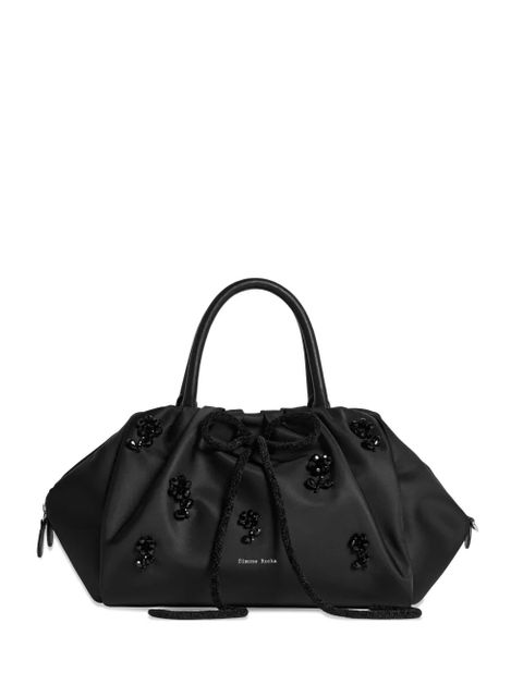 Simone Rocha embroidered tote bag - Black - zdjęcie produktu nr 1