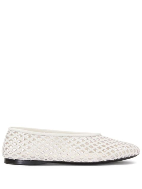 Proenza Schouler Tee Perforated ballerina shoes - White - zdjęcie produktu nr 1