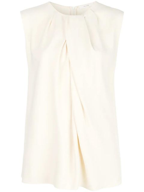 The Row sleeveless flared blouse - White - zdjęcie produktu nr 1