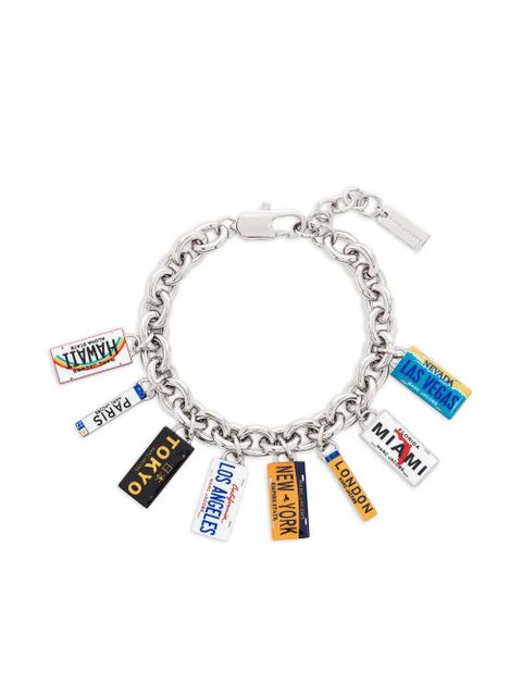 Marc Jacobs state-plate-charm bracelet - Silver - zdjęcie produktu nr 1