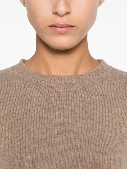 Max Mara round-neck wool sweater - Neutrals