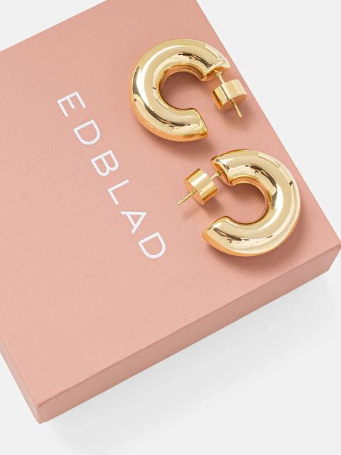 EDBLAD kolczyki pozłacane Chunky 127664 - zdjęcie produktu nr 2