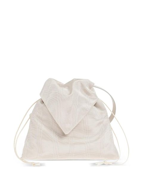 Vivienne Westwood Orb striped shoulder bag - Neutrals