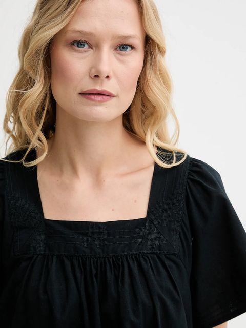 Levi's sukienka z domieszką lnu AMBRE BABYDOLL DRESS