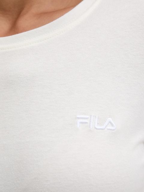 Fila piżama bawełniana damska kolor beżowy bawełniana FPW4223