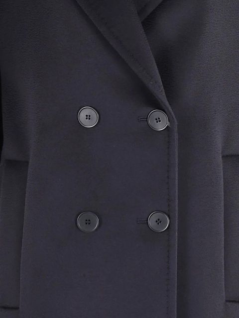 Max Mara double-breasted wool coat - Blue