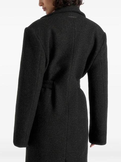 Manière De Voir Jena belted coat - Black