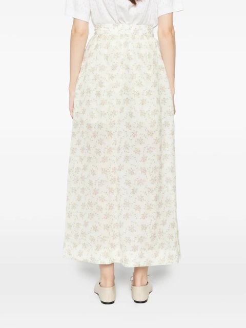 SANDRO floral lace shorts - Green