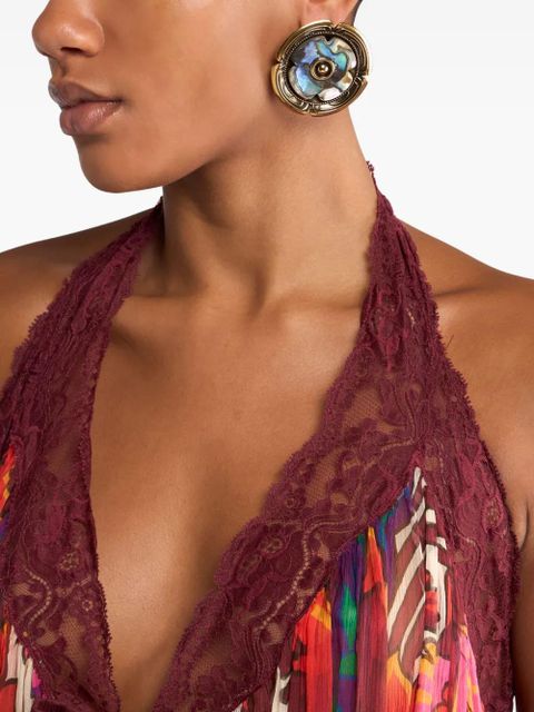 ETRO mother-of-pearl earrings - Gold - zdjęcie produktu nr 2