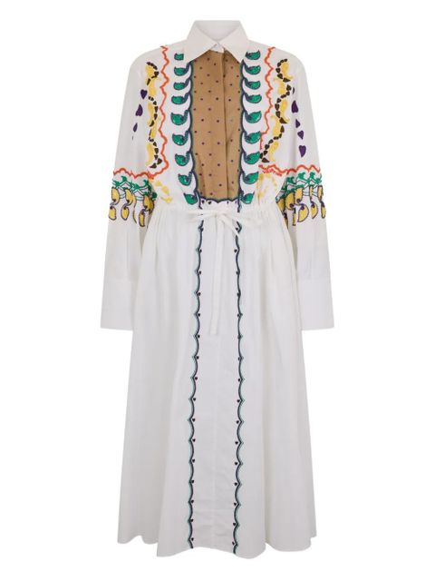 Valentino Garavani embroidered midi dress - White - zdjęcie produktu nr 1