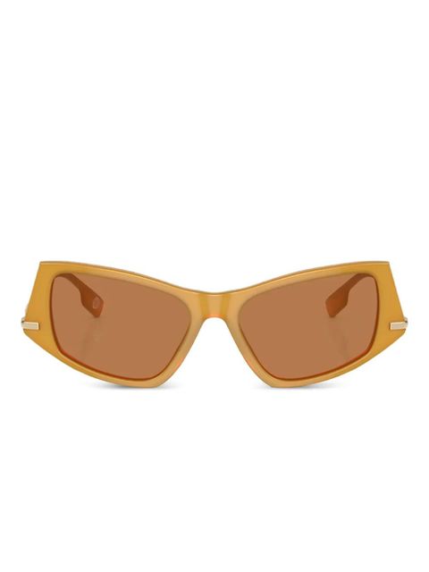 Burberry Eyewear geometric-frame sunglasses - Yellow - zdjęcie produktu nr 1