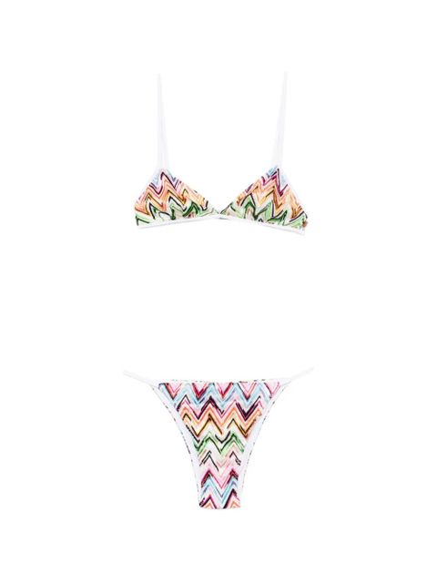 Missoni zigzag bikini set - White - zdjęcie produktu nr 1