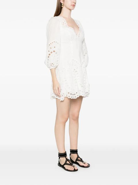 Charo Ruiz Ibiza Esmare lace mini dress - White