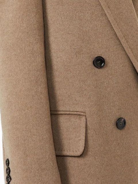 Max Mara double-breasted cashmere coat - Neutrals - zdjęcie produktu nr 2