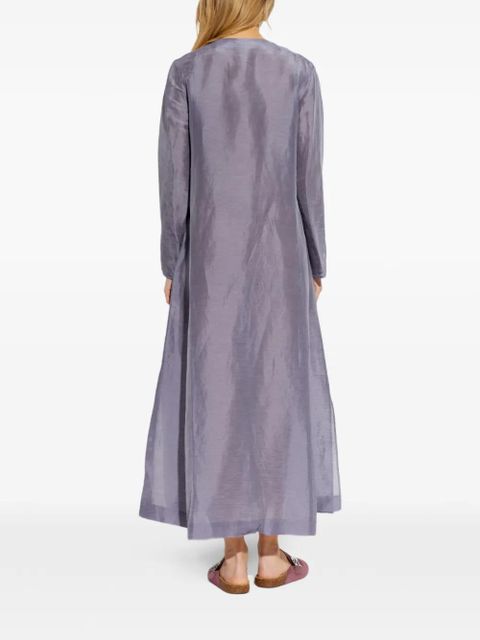 Tory Burch pleated button dress - Purple