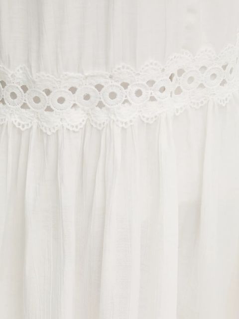 Answear.LAB spódnica kolor biały maxi rozkloszowana