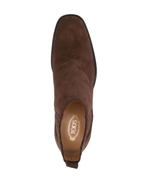 Tod's 65mm suede ankle boots - Brown