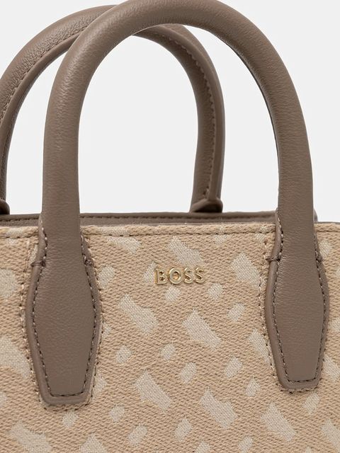BOSS torebka kolor beżowy 50547959
